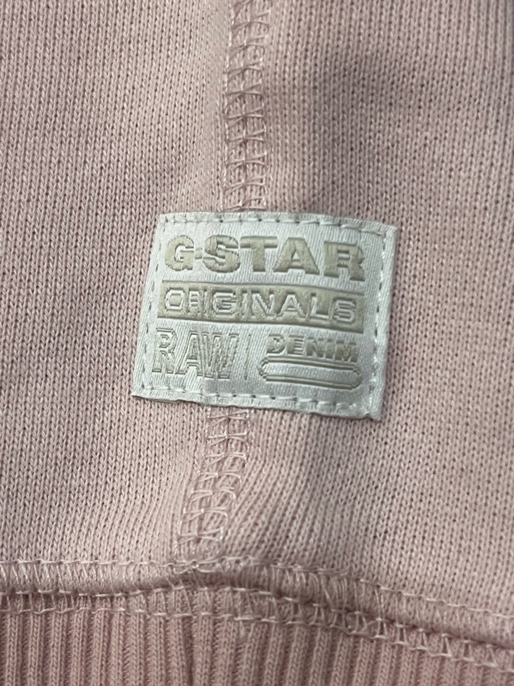 G-Star RAW Premium Core RAW Crewneck Women’s Light Pink Sherland Sweatshirt - Picture 5 of 16